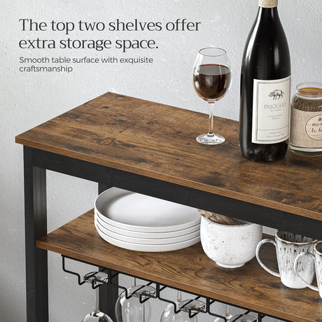24 bottle metal and timber freestanding wine rack