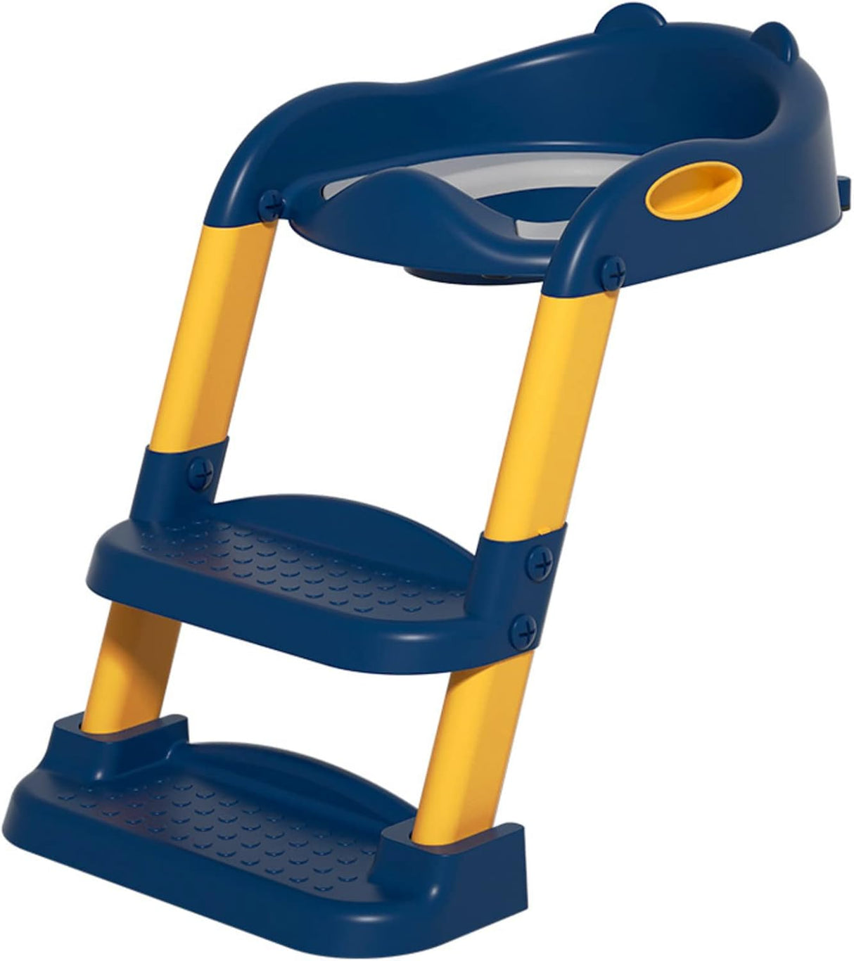 Kids potty training seat with step stool folded