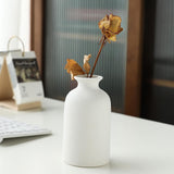 Citta della Pieve Ceramic Vase Set, White, 3pcs