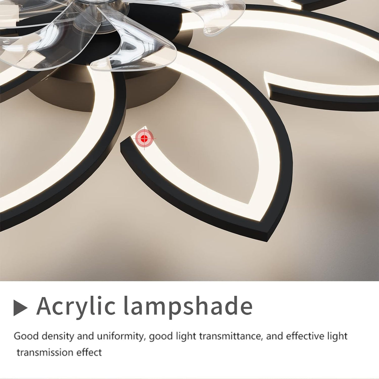 Modern Stylish Ceiling Light Fan with Remote