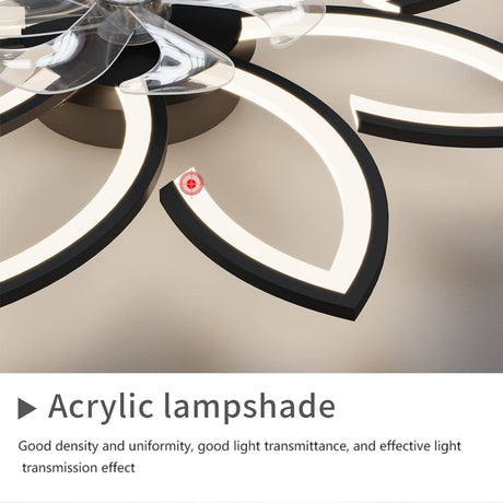 Modern Stylish Ceiling Light Fan with Remote