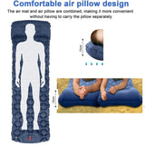 Berg Sleeping Pad, Ultralight Inflatable with Built In Pillow and Foot Pump