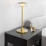 Contemporary Bedside Table with 2 Drawers and Shelf — Black and White — Allure Home Collections
