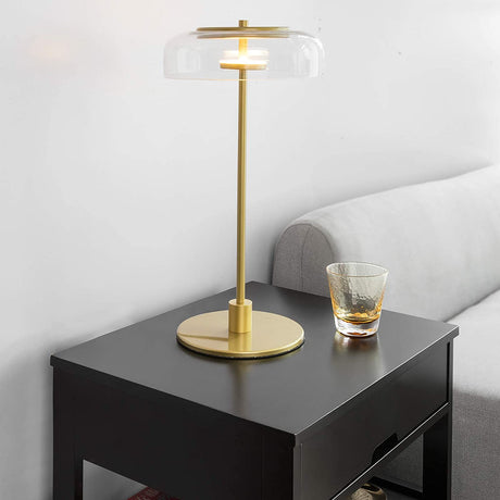 Contemporary Bedside Table with 2 Drawers and Shelf — Black and White — Allure Home Collections