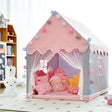 Moeraki large pink princess castle kids play tent