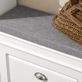 Woolsthorpe Tilt Out Shoe Cabinet, White