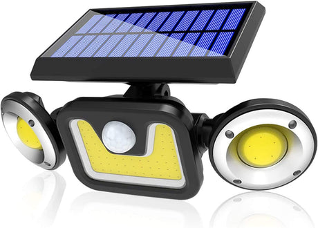 Outdoor Solar Lights with 3 Adjustable Heads Motion Sensor Porch Garden Patio — Allure Home Collections