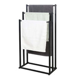 3-Tier Metal Towel Rack Freestanding Bathroom Organiser Rail — Allure Home Collections
