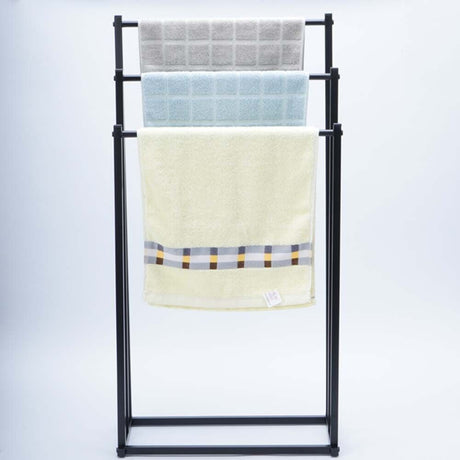 3-Tier Metal Towel Rack Freestanding Bathroom Organiser Rail — Allure Home Collections