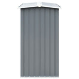 Steel outdoor log storage shed with raised floor, 172 x 91cm (view 4)