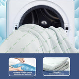 7-Zone Bamboo Memory Foam Mattress Topper — Breathable, Cooling Comfort — Allure Home Collections