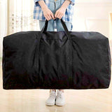 Extra large waterproof Christmas tree storage bag in heavy duty polyester Oxford fabric