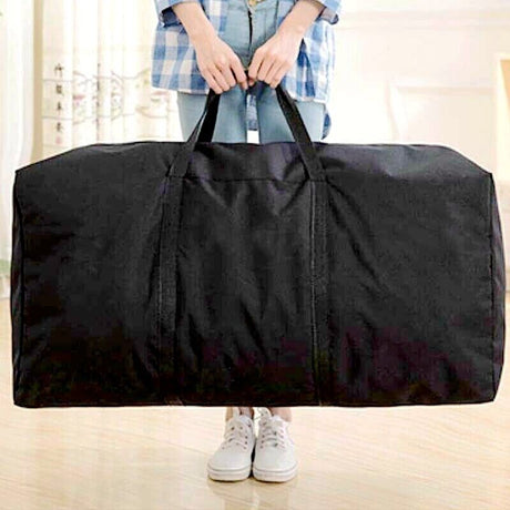 Extra large waterproof Christmas tree storage bag in heavy duty polyester Oxford fabric