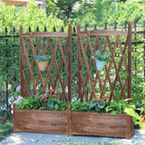 Medium Pine Wood Raised Garden Planter Box — 60 x 30 x 33cm — Allure Home Collections