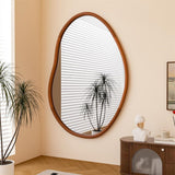 Large Art Deco Asymmetrical Wall Mirror 74.3x110cm