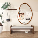 Large Art Deco Asymmetrical Wall Mirror 74.3x110cm