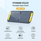 Portable Power Station, 600W with 110W Solar Panel, view 9
