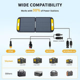 Portable Power Station, 600W with 110W Solar Panel, view 10