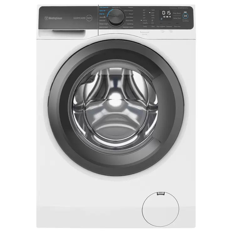 Control panel showing quick wash cycle options and program dial