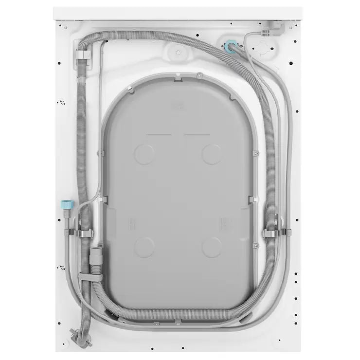 Detergent drawer open for liquid or powder detergent
