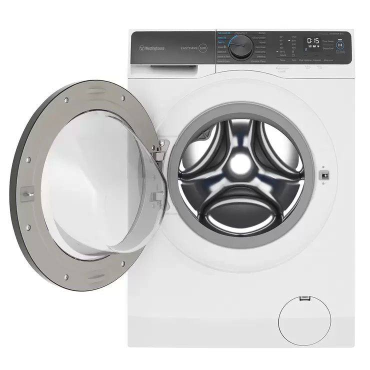 Side profile of the front load washing machine, 60 cm wide cabinet