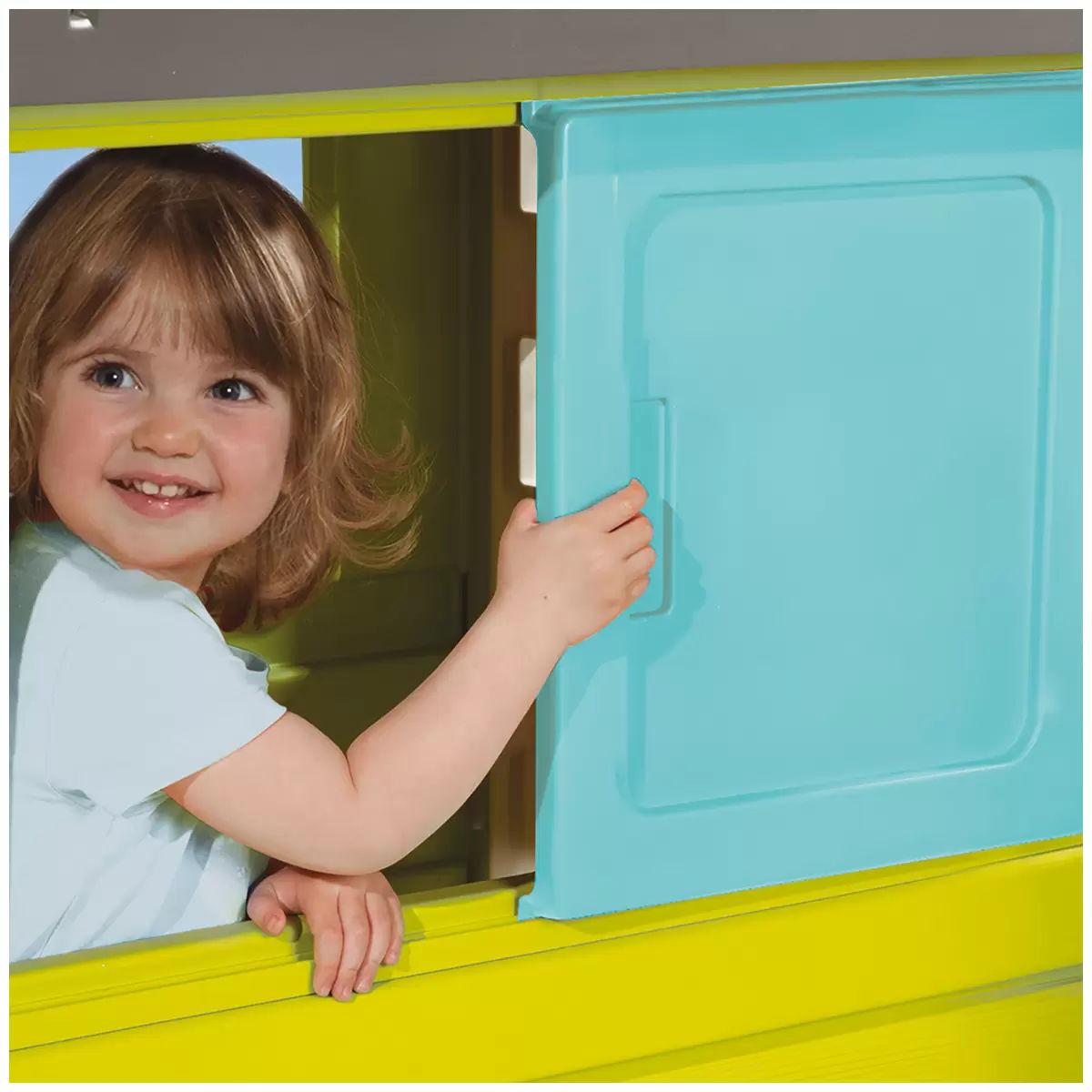 Kids Outdoor Playhouse with Shutters