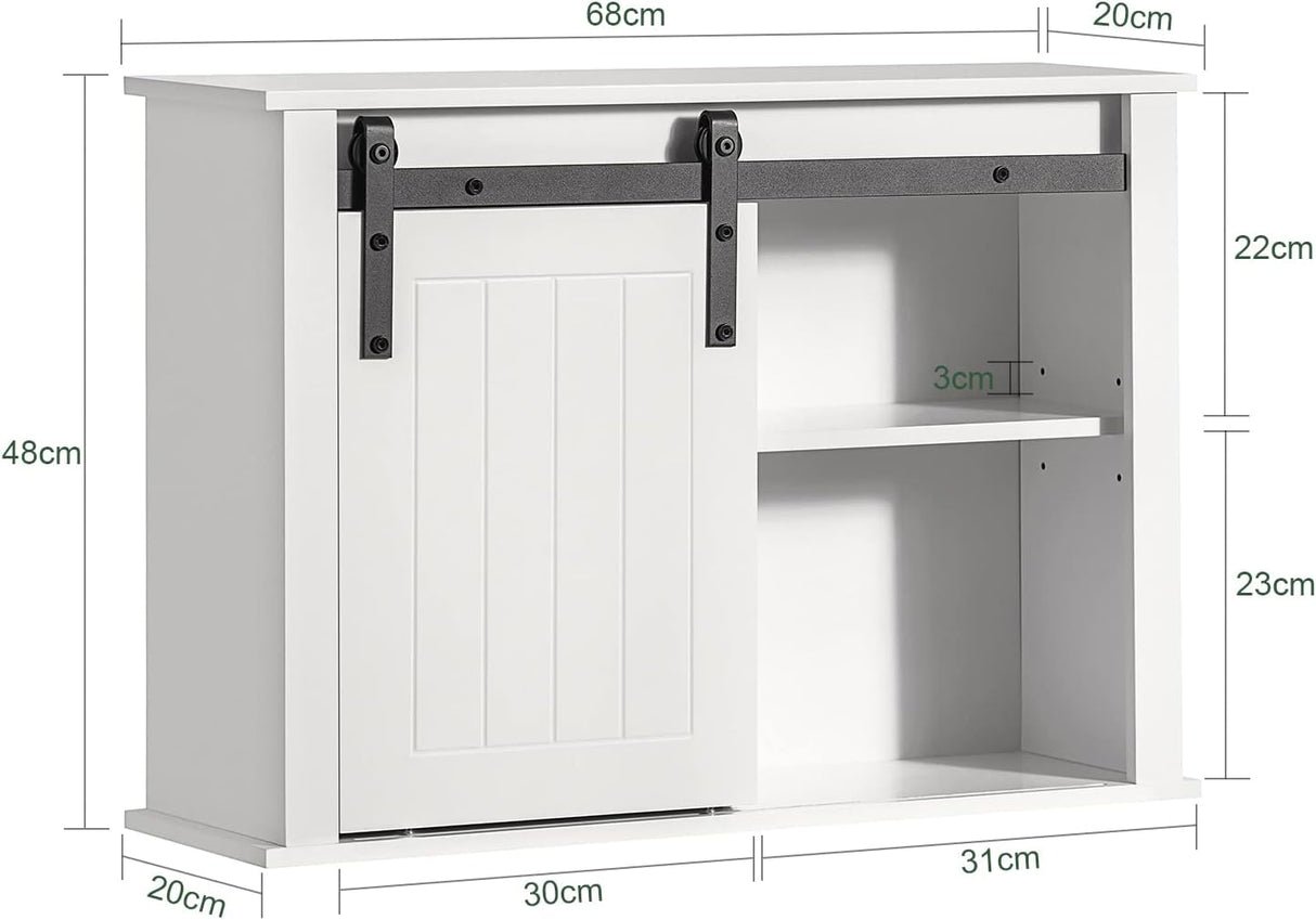 Carpenter Rocks Wall Mounted Bathroom Storage Cabinet, White image 3