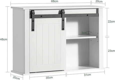 Carpenter Rocks Wall Mounted Bathroom Storage Cabinet, White image 3