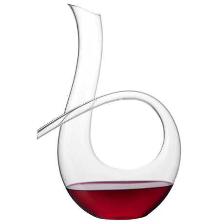 1.2L swan shaped glass wine decanter