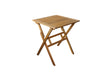 Eazy Square Folding Table — Solid Acacia Wood, Compact and Versatile — Allure Home Collections