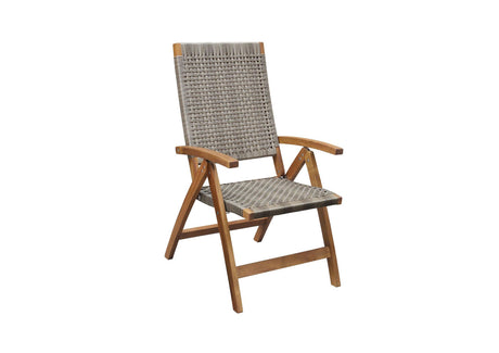 Hamilton Island wicker outdoor lounger in an outdoor setting