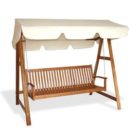 Timber outdoor garden 3 seater swing