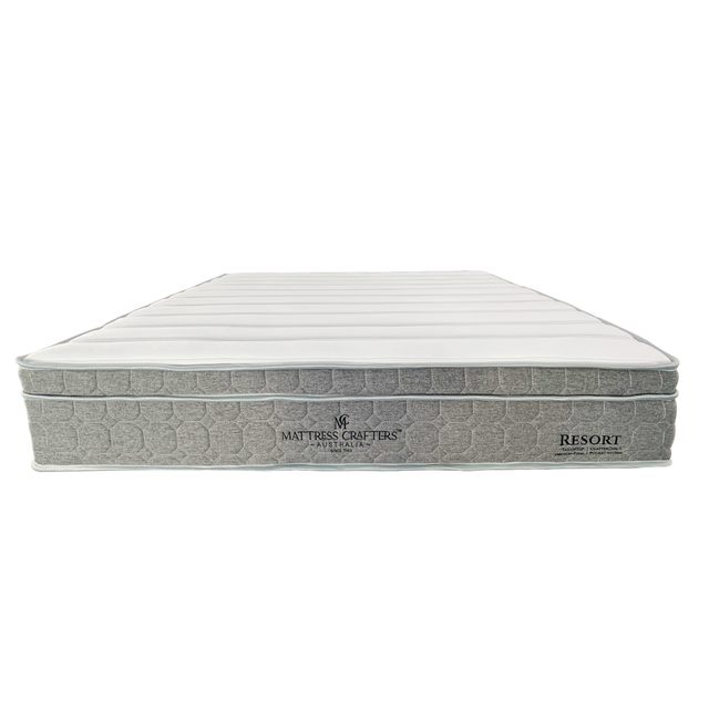 Medium firm 7 zone pocket spring mattress, 24cm queen