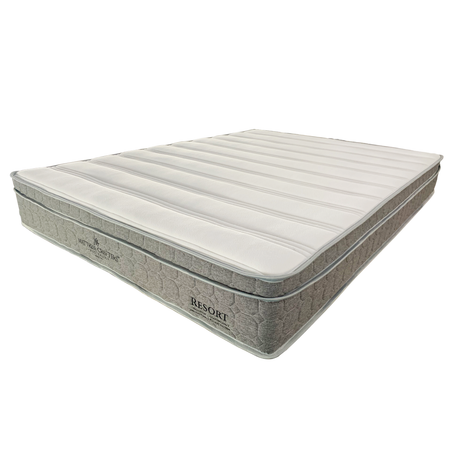 Medium firm 7 zone pocket spring mattress, 24cm queen