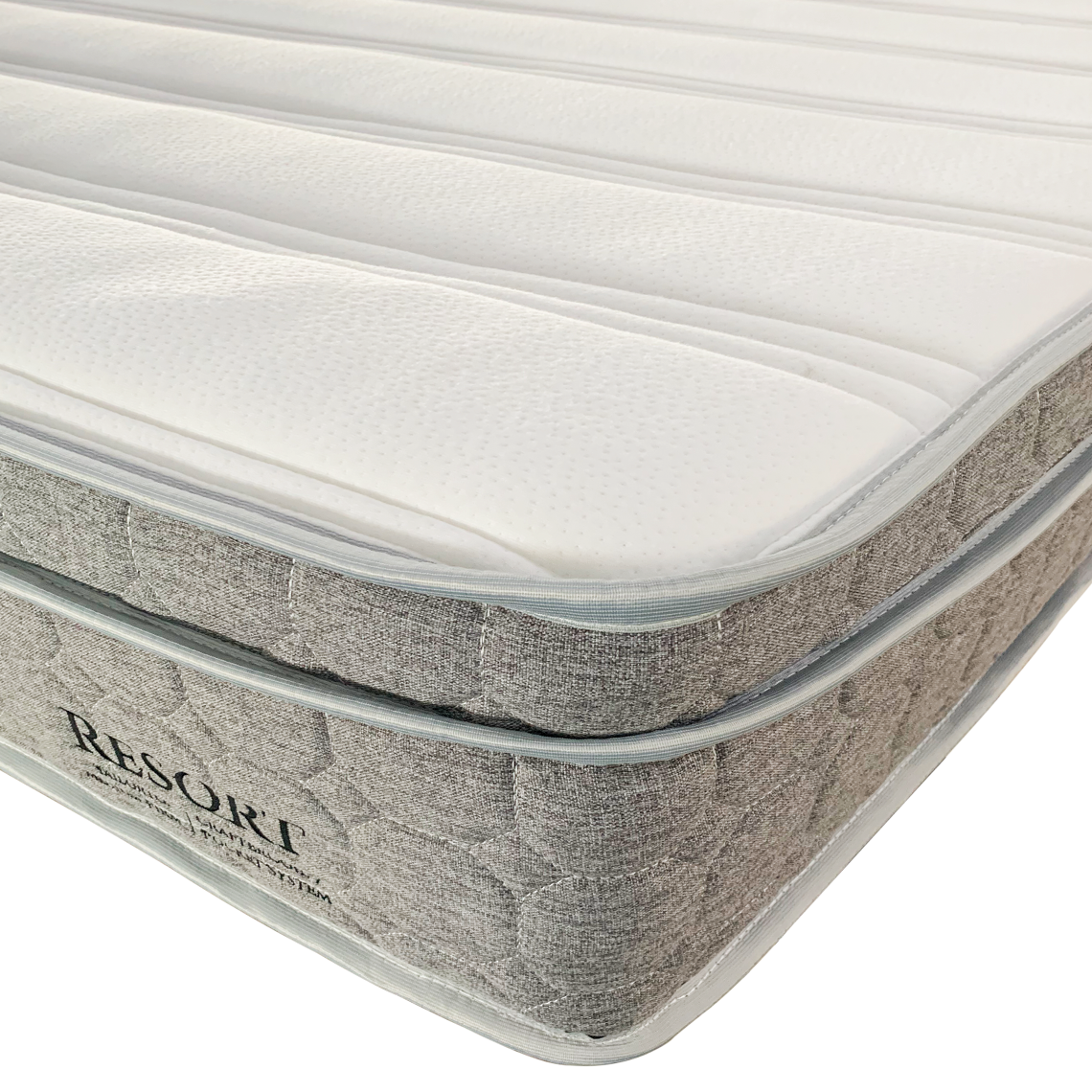 Medium firm 7 zone pocket spring mattress, 24cm queen