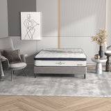 Medium firm 7 zone pocket spring memory foam mattress, 32cm King