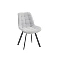 Neo Softy Fabric Dining Chairs — Set of 4, Grey or Dark Grey — Allure Home Collections