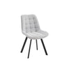 Neo Softy Fabric Dining Chairs — Set of 4, Grey or Dark Grey — Allure Home Collections