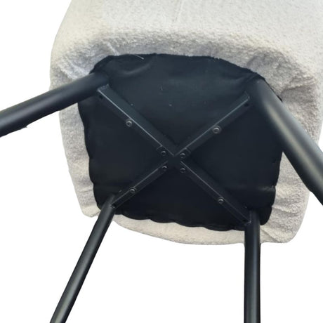 Neo Softy Fabric Dining Chairs — Set of 4, Grey or Dark Grey — Allure Home Collections