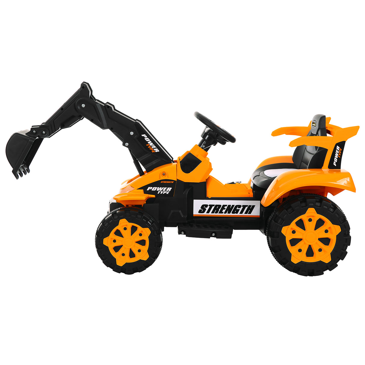 Keevil Kids Ride On Excavator Dump Truck, Electric, 30kg Capacity