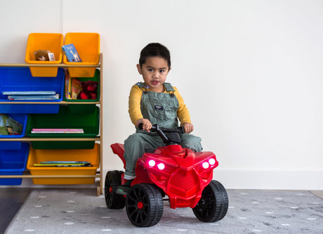Kids Electric Ride On Quad Bike 6V Rechargeable Red