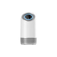 Compact tower air purifier with HEPA filter and touch control panel