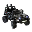 Harewood black kids electric ride on off road car