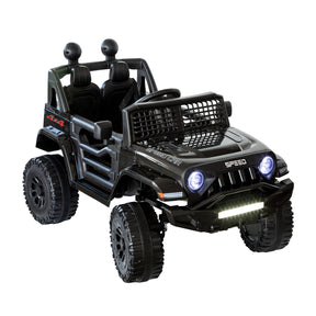 Harewood black kids electric ride on off road car