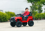 Dunsfold Kids Ride On Car, 12V Electric Off Road, Red