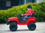 Dunsfold Kids Ride On Car, 12V Electric Off Road, Red