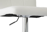 Curve Leather Barstools - Set of Two
