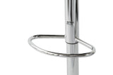 Elegant Leather Barstools with Swivel Seat