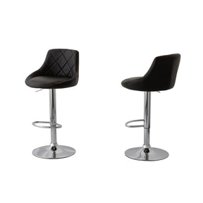 Langwarrin black bar stool in a modern Australian kitchen