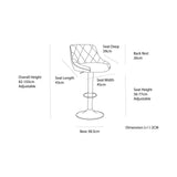 Langwarrin black bar stool in a modern Australian kitchen view 4